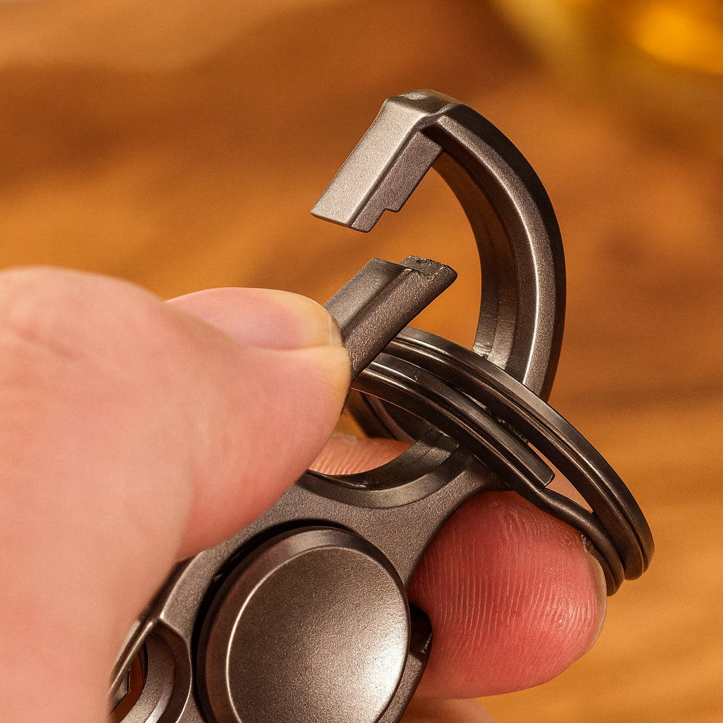 ZenSpin™ – Fidget Spinner Keychain & Bottle Opener | Stress & Anxiety Relief Tool