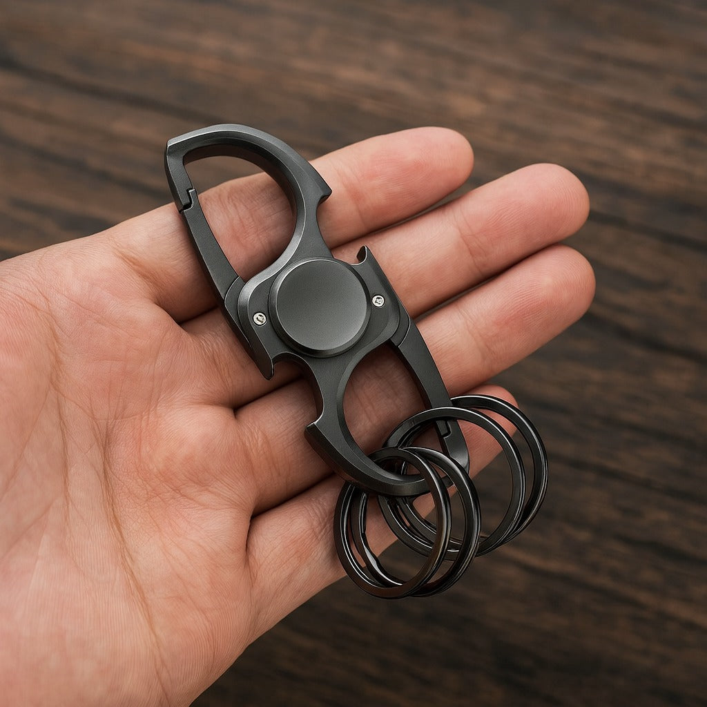 ZenSpin™ – Fidget Spinner Keychain & Bottle Opener | Stress & Anxiety Relief Tool